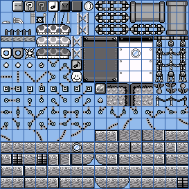Sml2 First Level Layout SML2 Airship Theme Tilesets by PixelMarioXP on DeviantArt