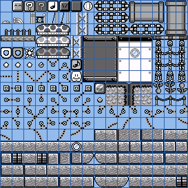 SML2 Airship Theme Tilesets