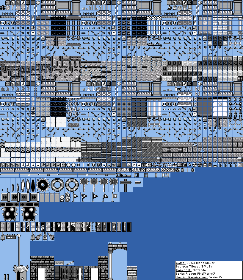 SMM SML2 Tilesets (Part 1) by PixelMarioXP