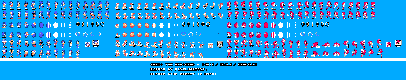 sonicfan :P on Game Jolt: Demonized tails,demonized knuckles and bramy  sprites!