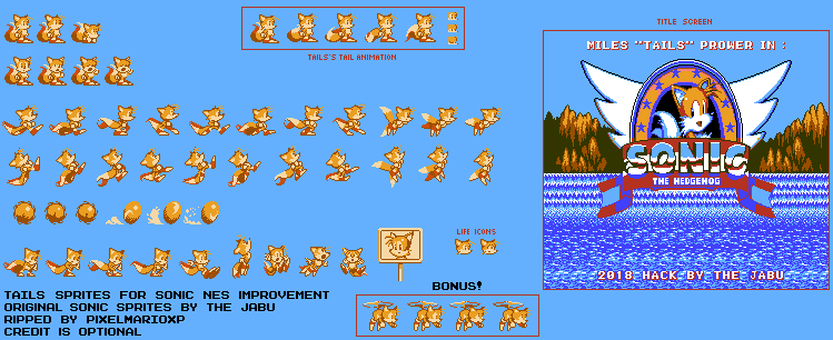 Sonic NES Improvement - Tails