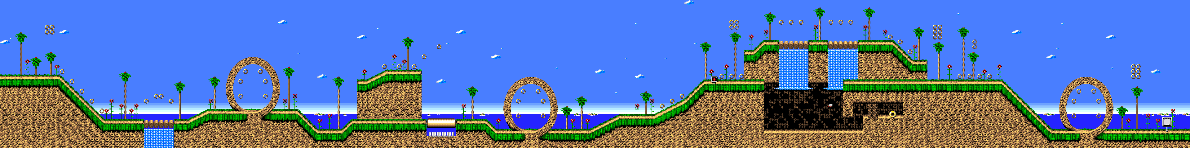 sonic green hill zone map