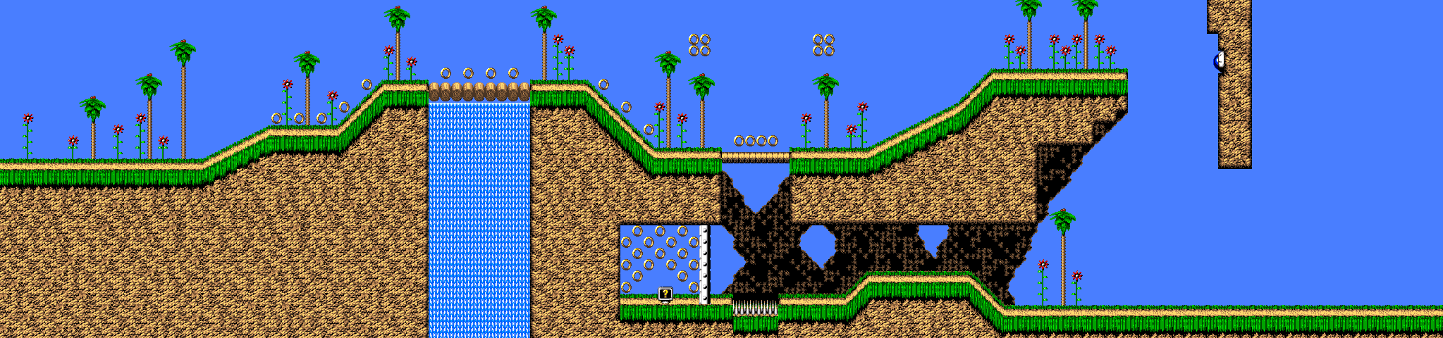 sonic green hill zone map