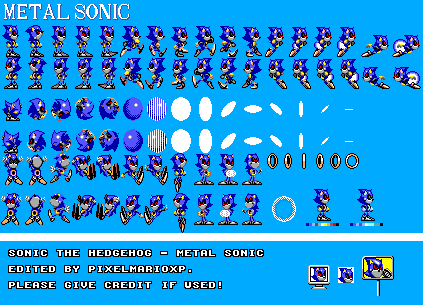 Metal Sonic Sprites - Studios