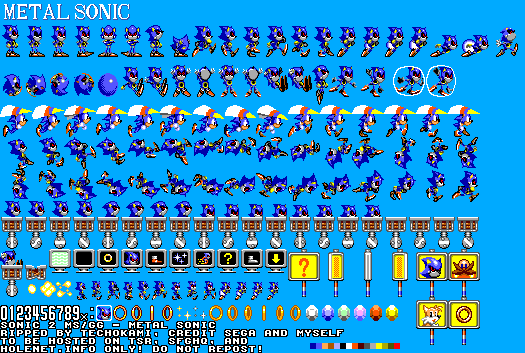 Descargar Pack Sprites Metal Sonic+Sonidos By The Masked Electric Time! 