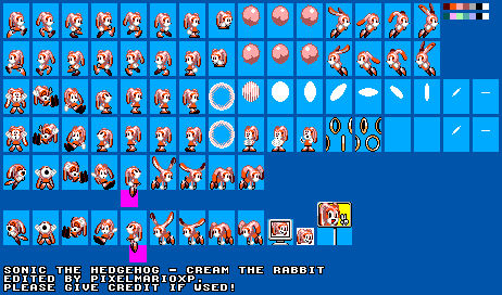 Sonic 1 Master System - Cream The Rabbit