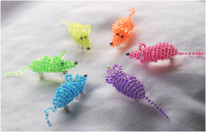 .:Rainbow Mice:. :ON SALE AND MADE TO ORDER: