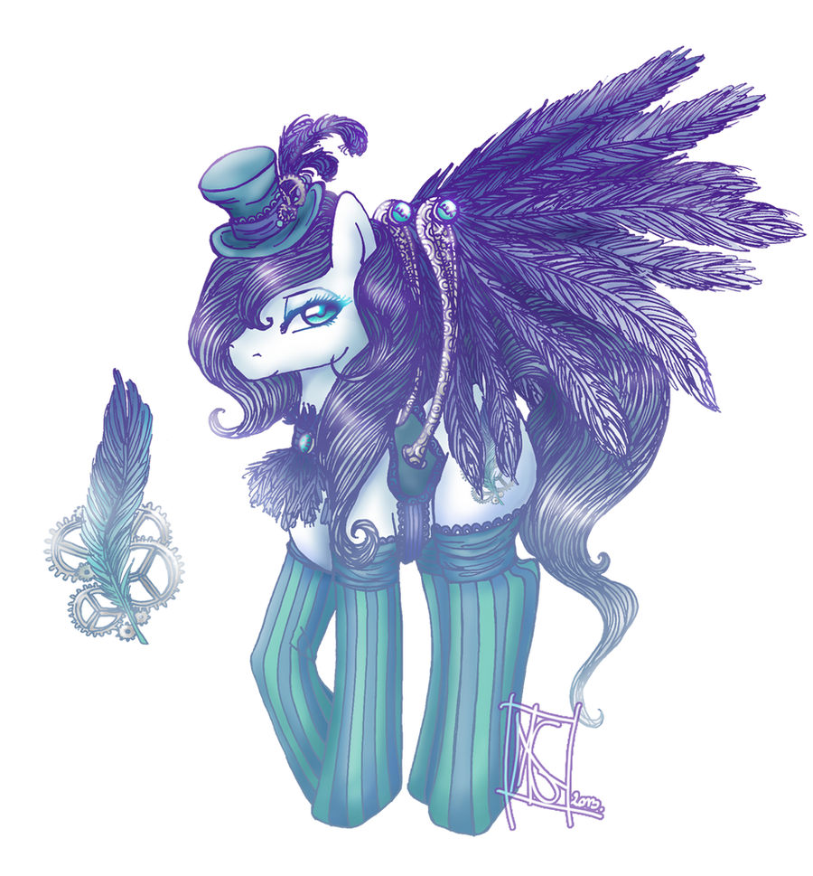 Silver Featherer Pony Adoptable Auction :CLOSED: