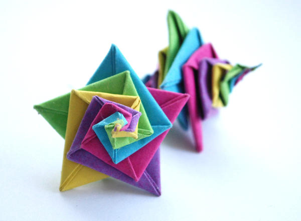 Star Spiral Earrings :MADE TO ORDER: by MaGeXP