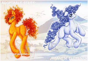 Japanese Elementals-Flame and Wind- Auction :OPEN: