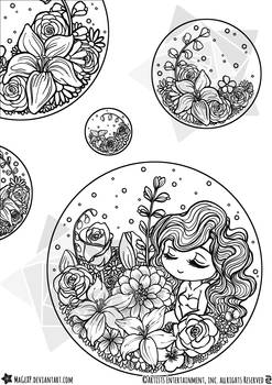 .:BUBBLE:. - coloring book page