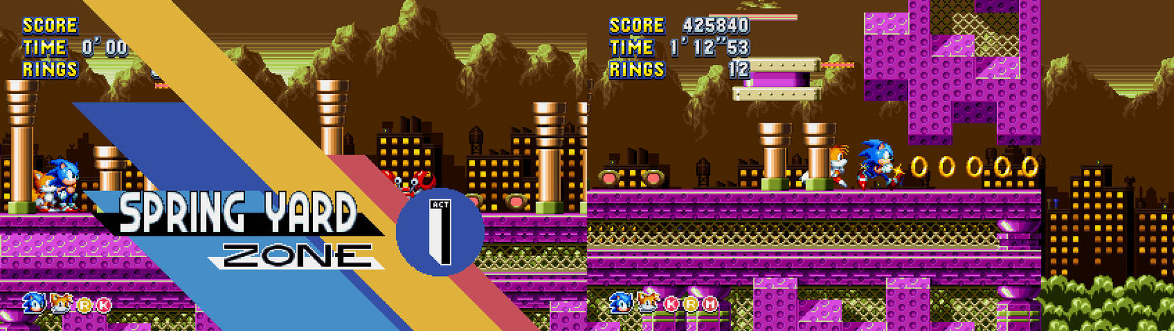 Sonic Forever mod: An Ordinary spring yard zone by