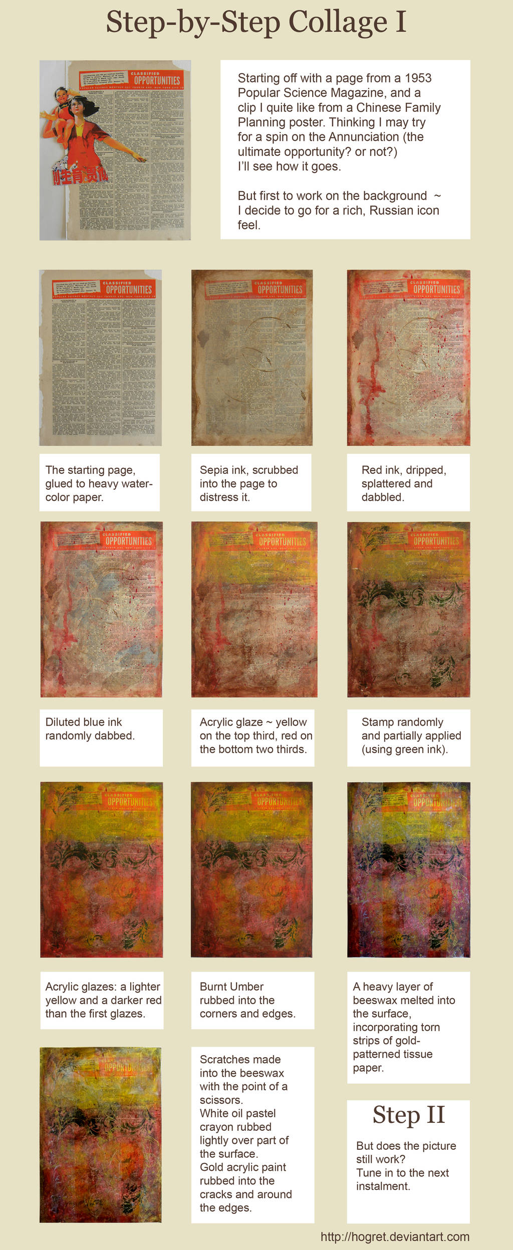 Collage Tutorial: Background by hogret