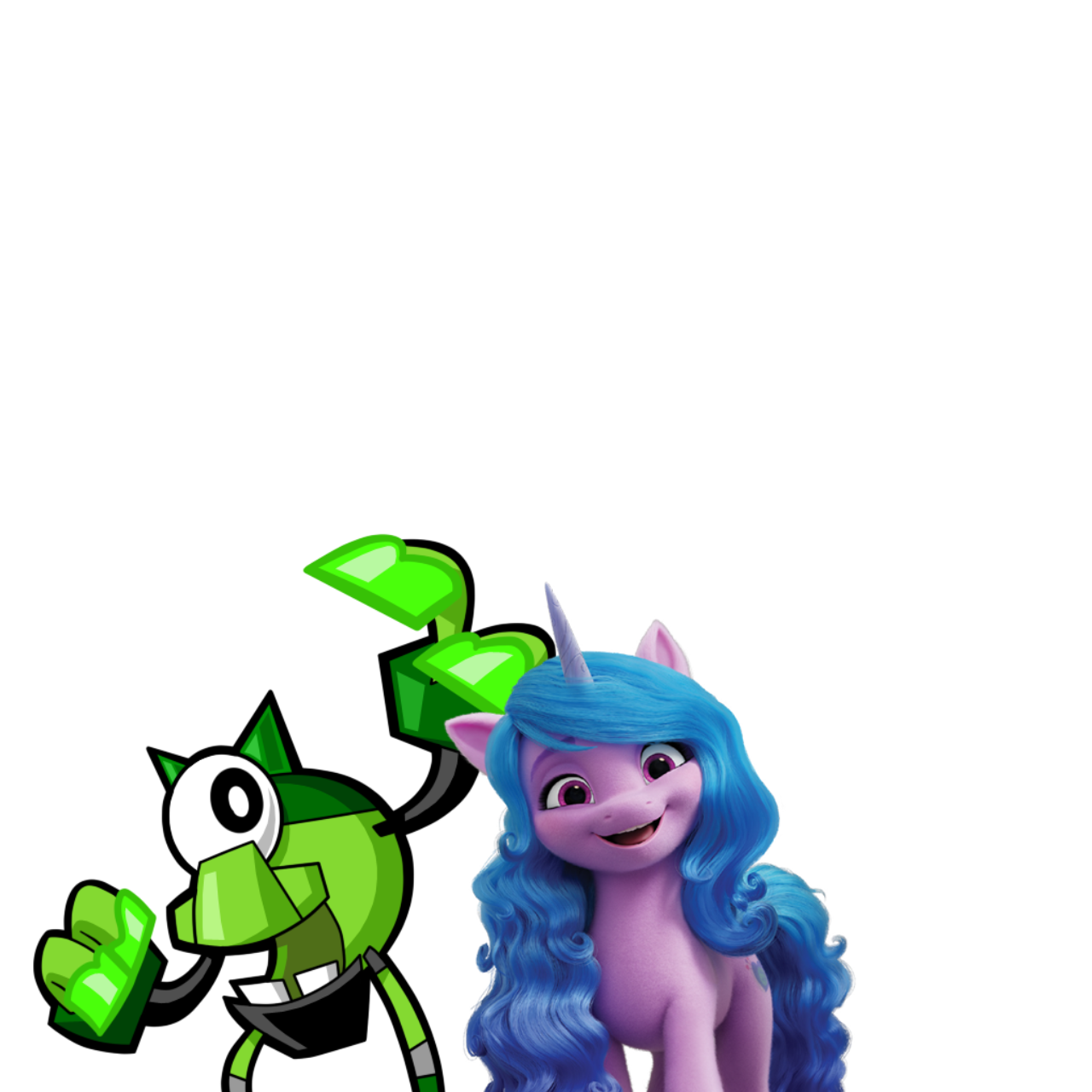 Glomp mixels x Izzy mlp gen 5 by JantheTiger on DeviantArt