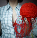 woolen heart by eZhika