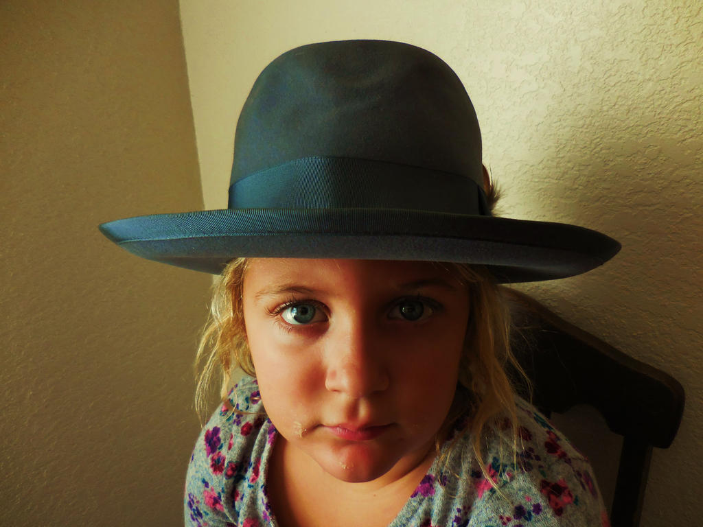 EVA WITH STETSON