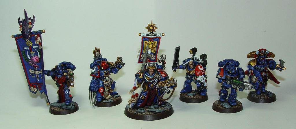 Ultramarines Command Squad by cyphercodicer2 on DeviantArt