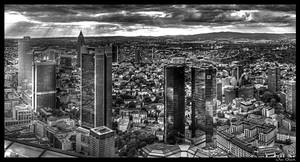 Frankfurt Skyline BW