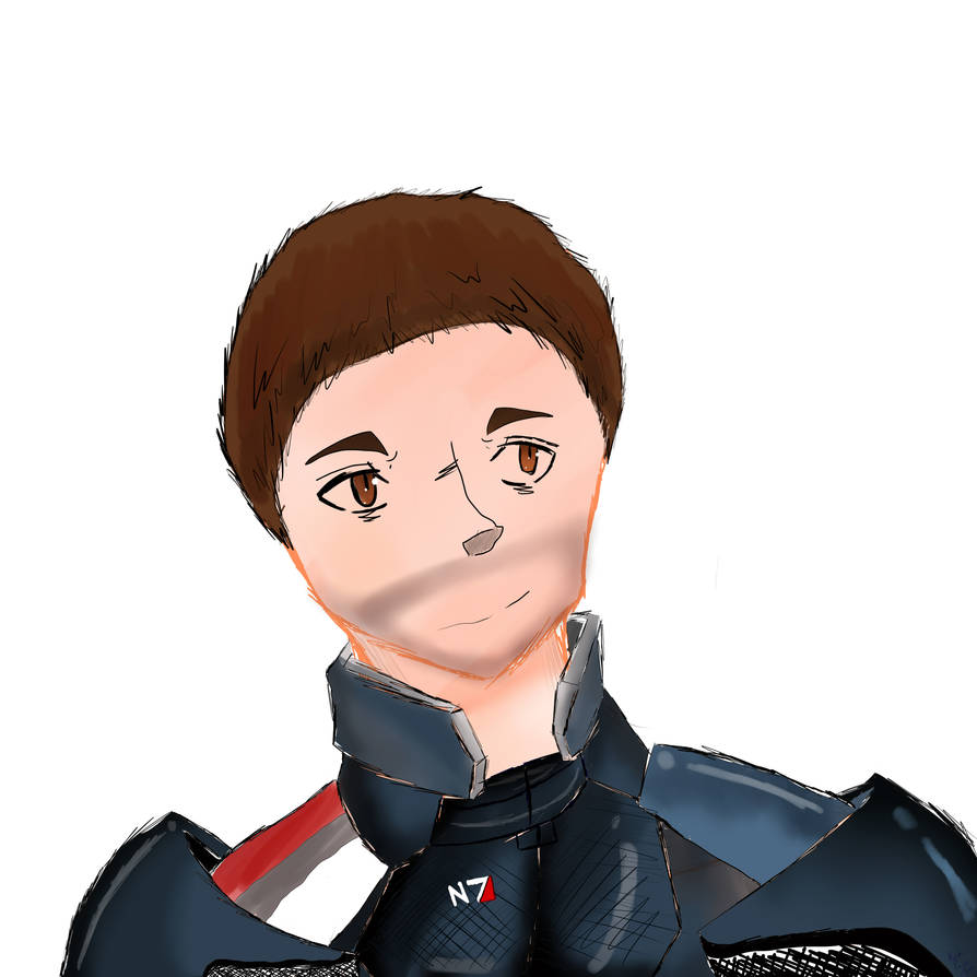 Commander Shepard Anime Form by DragonMasters525 on DeviantArt