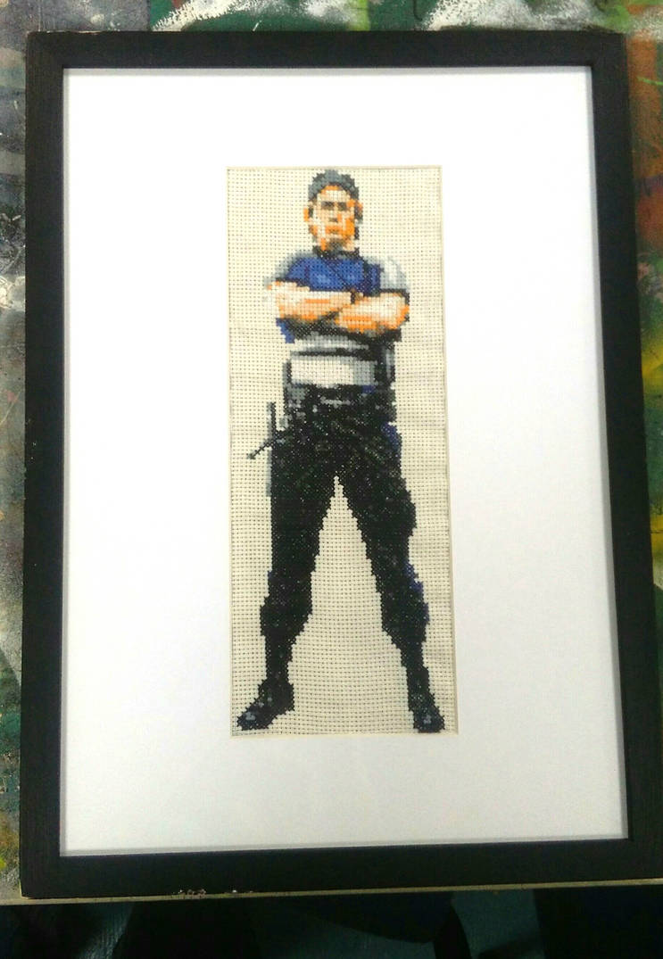 Kurtis Stryker cross stitch