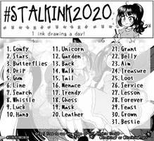 STALKINK2020 prompt list