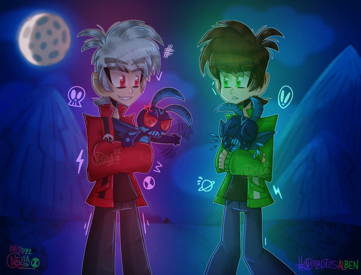 Ben Tennyson and Albedo DTIYS! - Ben 10 (UAF) by NeyLaPiez on DeviantArt