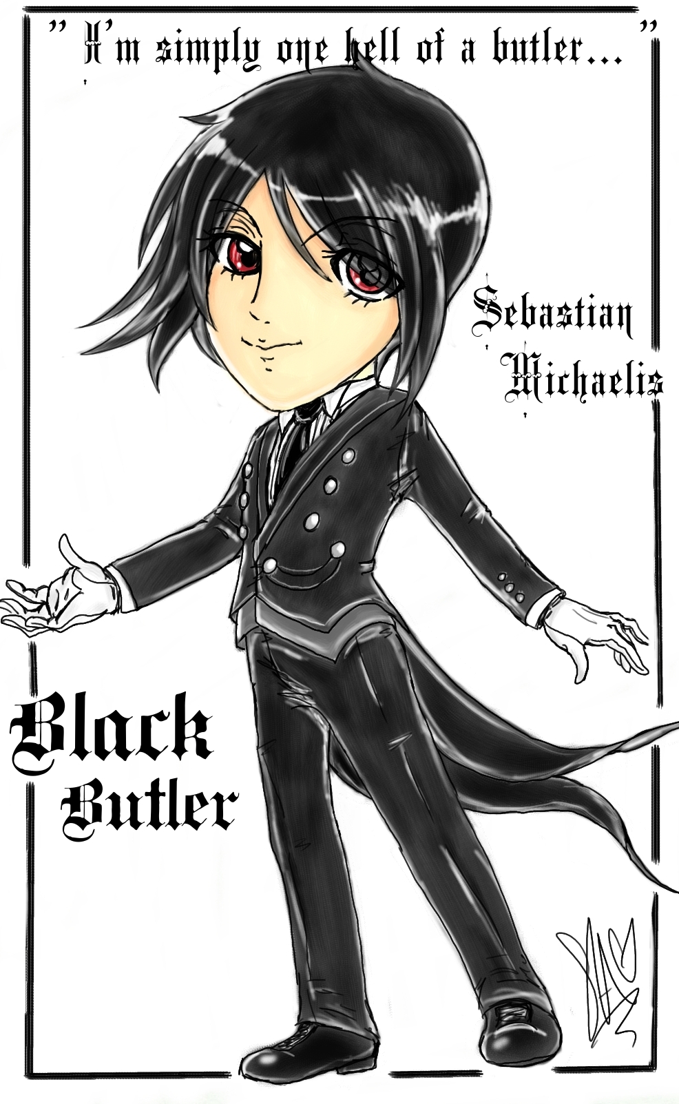 Black Butler Bookmark