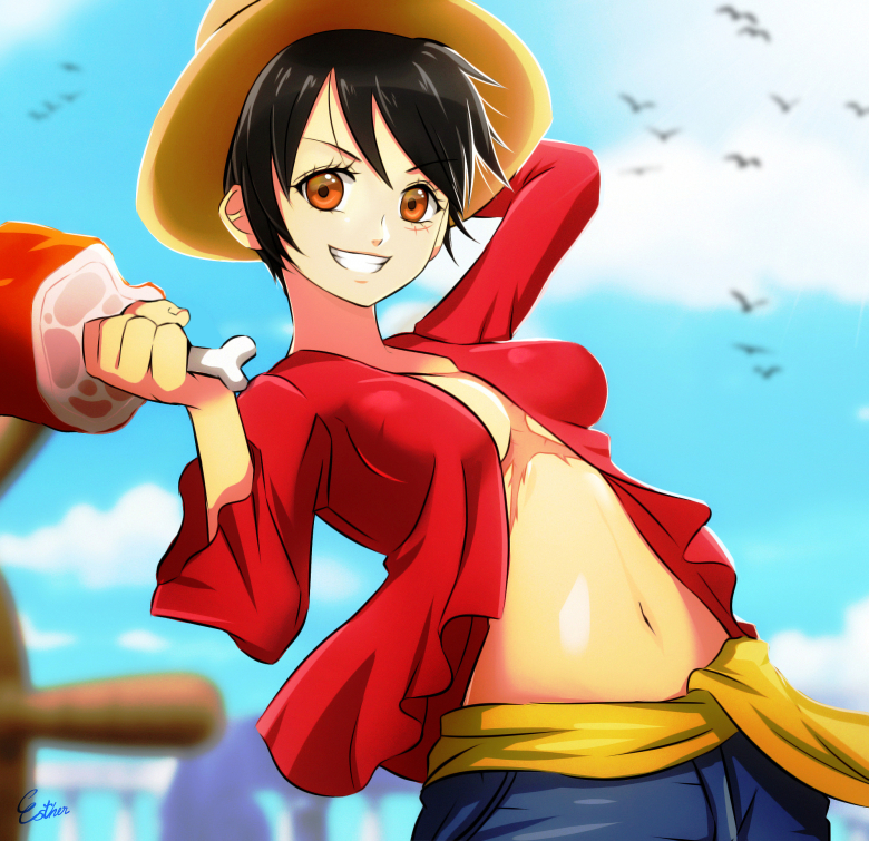 Luffy-perfil by design-otk on DeviantArt