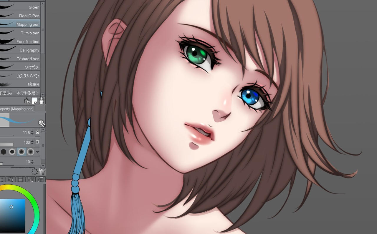 Yuna WIP by Estra1515 on DeviantArt
