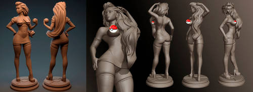 Jessie Pokemon 3D Print model STL by 3dPrintingmodelsHOT