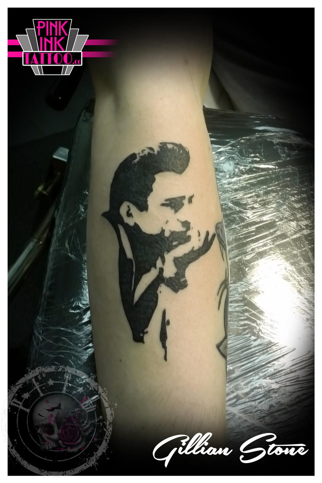Johnny Cash Tattoo by pinkinktattoostudio on DeviantArt