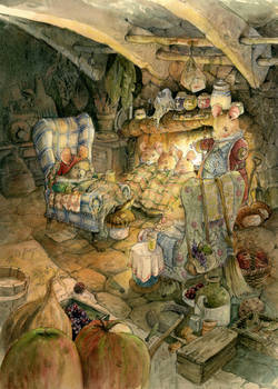 The Mice  the Shoemaker - Print for Sale