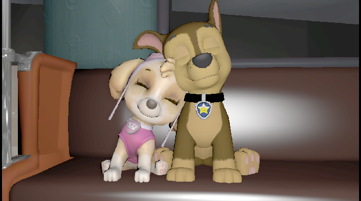 Sleepy pups.