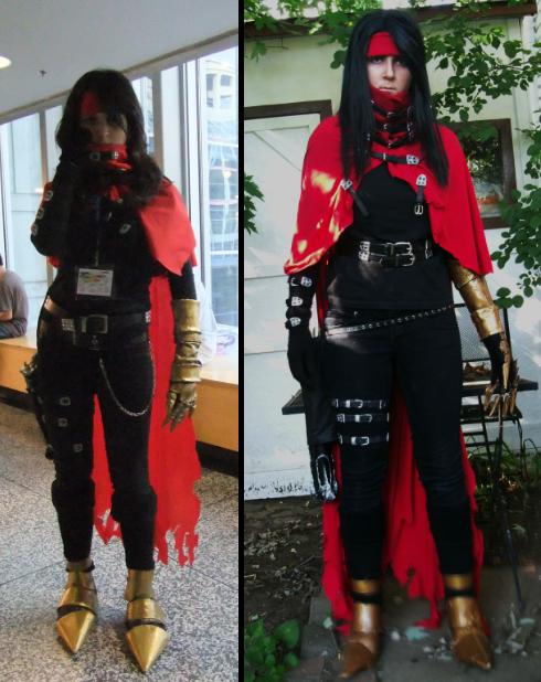 Vincent Valentine cosplay comparison