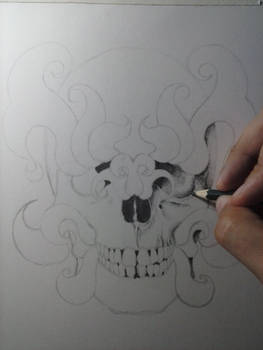 God's Skull WIP 1