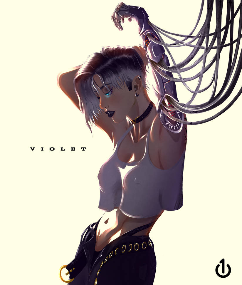 Ao7 Violet Violet in new look! by 01iv3rr on DeviantArt