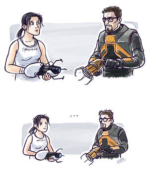 What if Chell and Gordon met?