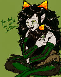 Homestuck: Shhhh, little lioness.