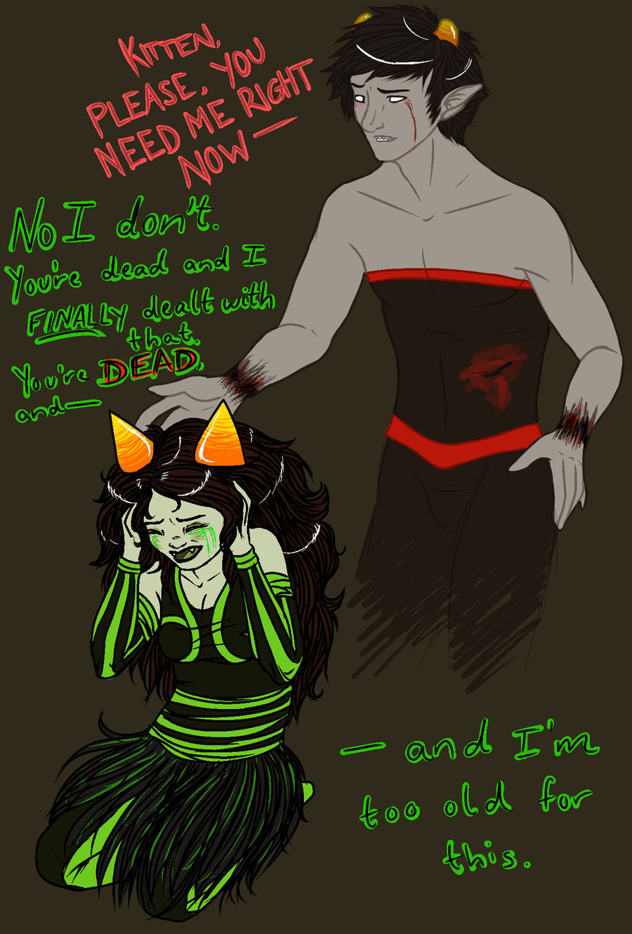 Homestuck: I Don't Need You Anymore.