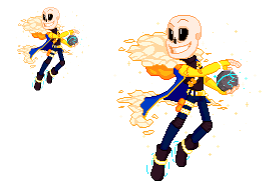 Outertale Icon Outertale Sans Sprite by nicnoxDA on DeviantArt