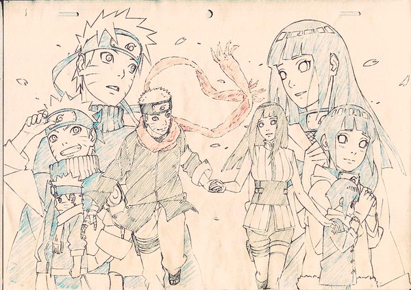 Desenhando Naruto e Hinata Drawing Naruto and Hin by PedroFoxy on