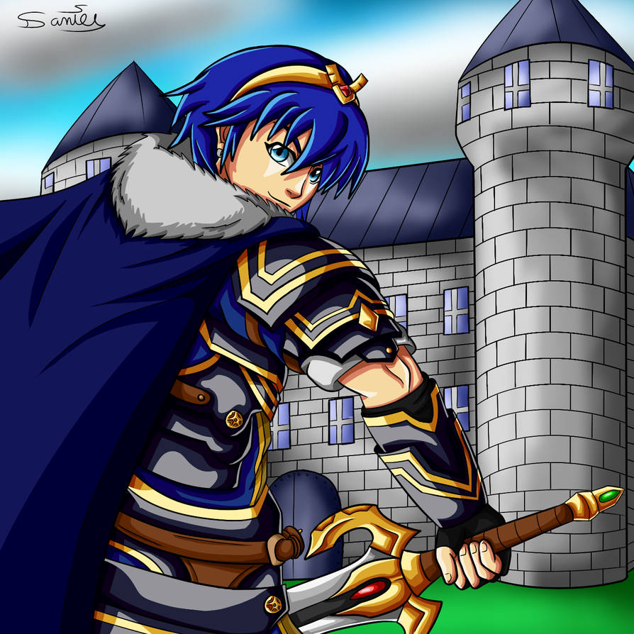 The Legendary Hero-King - Marth by Gakenzi