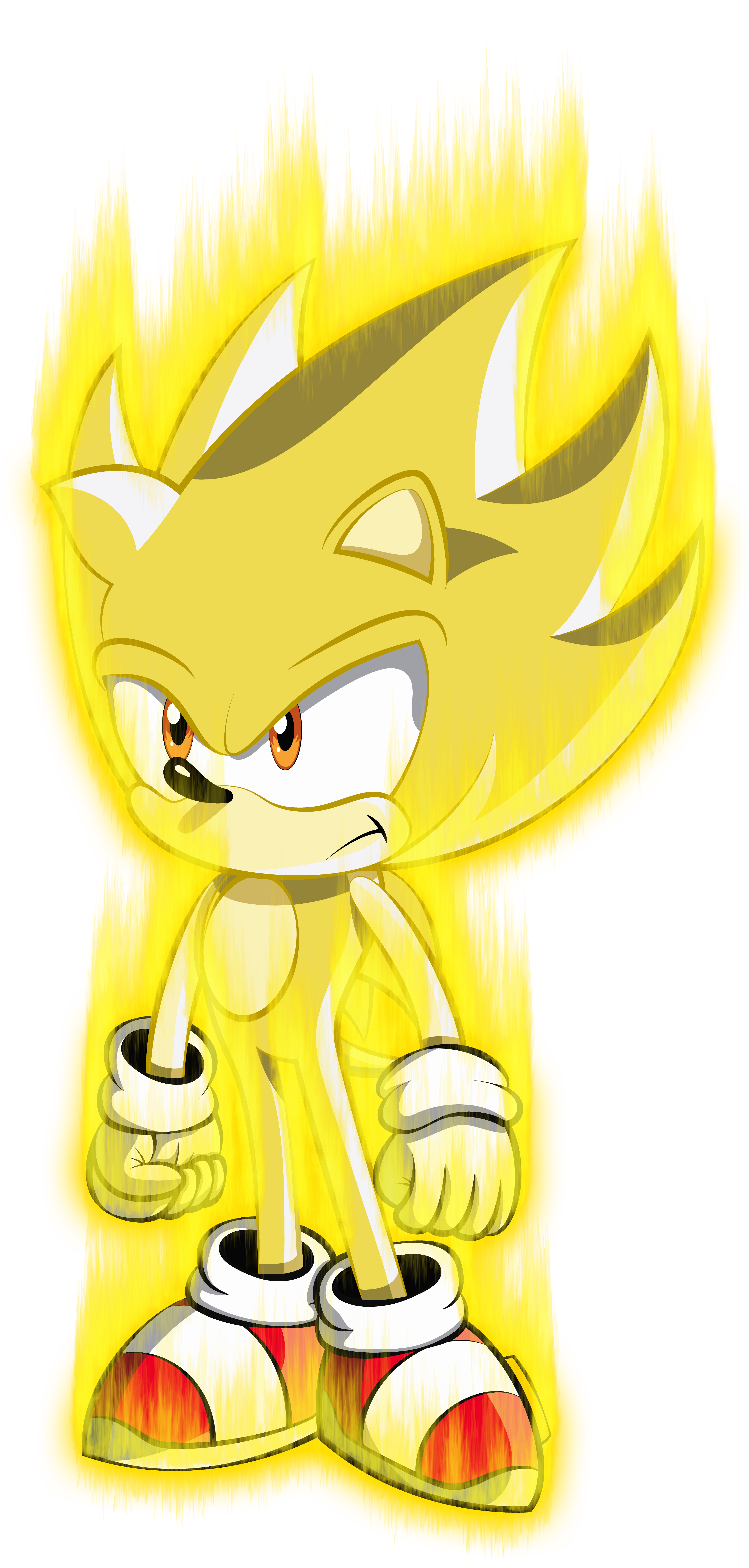 Super Sonic OLD:. by Yoshifan1219 on DeviantArt