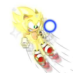 Hyper Sonic 2020 Render !!FLASHING COLORS!!