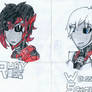 RWBYxTransformers: Cybertronian Ruby and Weiss