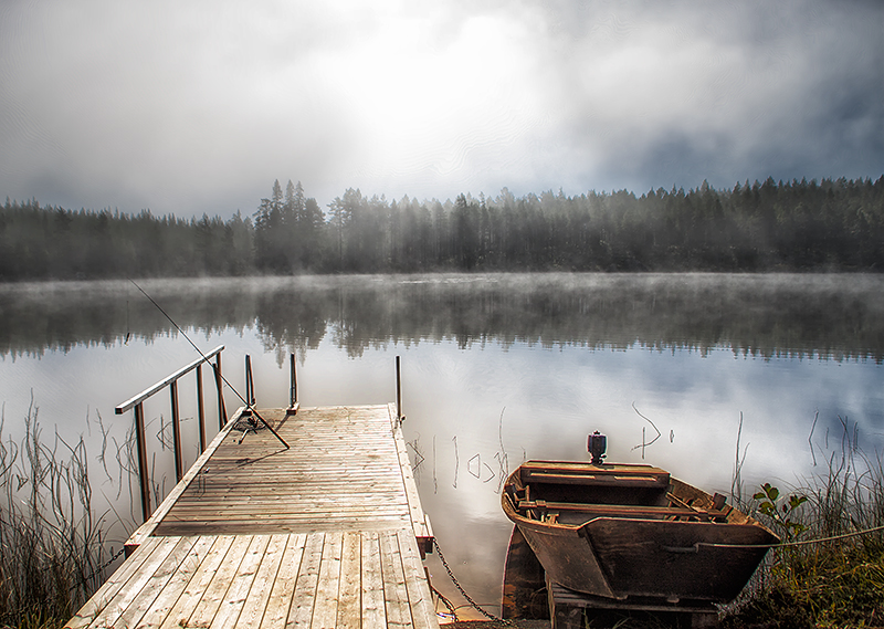 Dock by Regnsjon