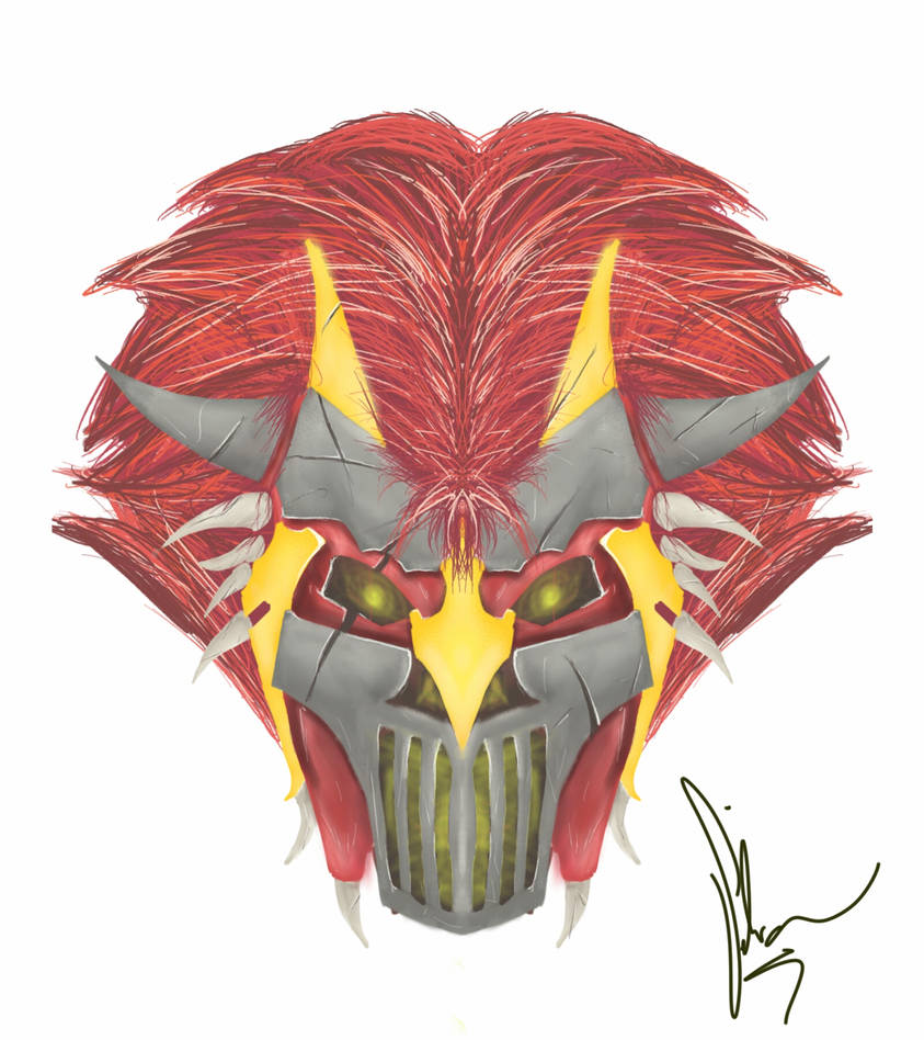 Infernal mask by fsilverart on DeviantArt