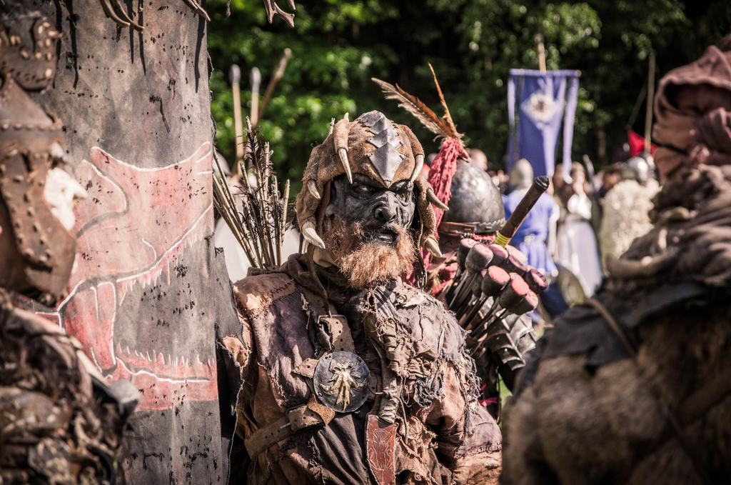 Chieftain Mask Ashen's LARP orc mask - The orc chieftain by Yshara on DeviantArt