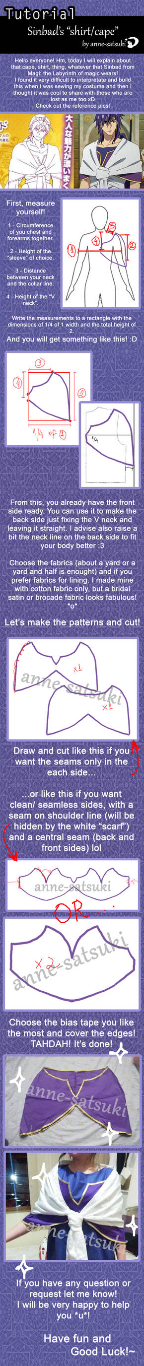 Tutorial: Sinbad (Magi) inner shirt / pattern help