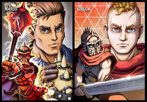 Narus and Orlon Collectible Cards